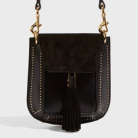 ISABEL MARANT
Kansy Studded Leather And Suede Shoulder Bag, with tassel - Picture 1 of 14